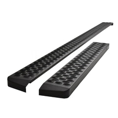 WES Running Boards - Grate - Black Patch Performance - WEST2780005