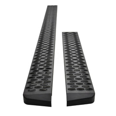 WES Running Boards - Grate - Black Patch Performance - WEST2780005