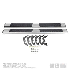 Ford (Crew Cab Pickup - 2.7, 3.0, 3.3, 3.5, 5.0, 6.2, 6.7, 7.3) Step Nerf Bar - Black Patch Performance - WEST2871090