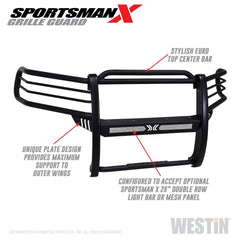 WES Sportsman Grille Guards - Black Patch Performance - WEST4033825