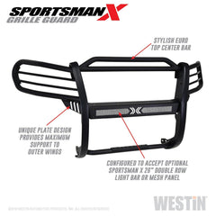 WES Sportsman Grille Guards - Black Patch Performance - WEST4033885