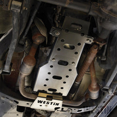 Westin 42-21015 Oil Pan/Transmission Skid Plate - Black Patch Performance - WEST4221015