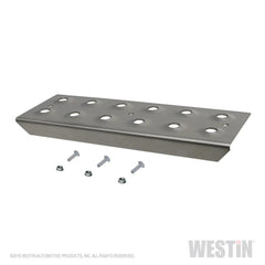 Westin 56-100011 HDX Stainless Drop Replacement Step Plate Kit - Black Patch Performance - WEST56100011