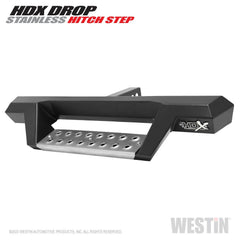 Westin 56-100152 HDX Stainless Drop Hitch Step - Black Patch Performance - WEST56100152