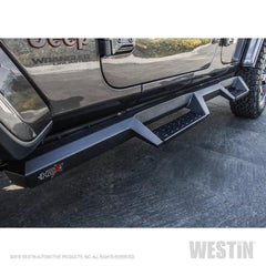 18-22 Jeep Wrangler (2.0, 3.0, 3.6, 6.4) Step Nerf Bar - Black Patch Performance - WEST5614065