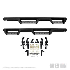 Westin 56-140652 HDX Stainless Drop Nerf Step Bars - Black Patch Performance - WEST56140652