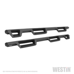 Westin 56-534565 HDX Drop Wheel to Wheel Nerf Step Bars - Black Patch Performance - WEST56534565