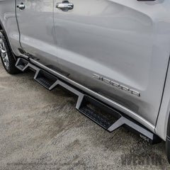 Westin 56-534695 HDX Drop Wheel to Wheel Nerf Step Bars - Black Patch Performance - WEST56534695