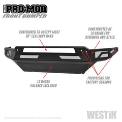Dodge, Ram Bumper - Front - Black Patch Performance - WEST5841025