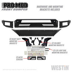 Dodge, Ram Bumper - Front - Black Patch Performance - WEST5841025