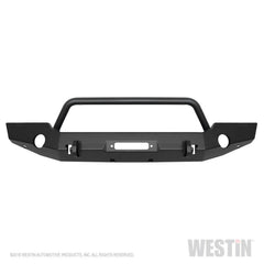 Westin 59-80115 WJ2 Full Width Front Bumper - Black Patch Performance - WEST5980115