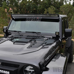 Jeep Light Bar Mounting Kit - Black Patch Performance - WEST6241085