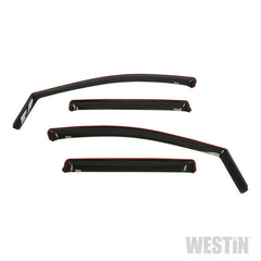 Westin 72-37415 In-Channel Wind Deflector - Black Patch Performance - WEST7237415