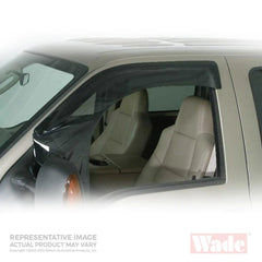 Chevrolet, GMC Side Window Deflector - Front - Black Patch Performance - WEST7238464