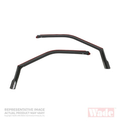 Westin 72-44485 In-Channel Wind Deflector - Black Patch Performance - WEST7244485