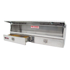 Truck Bed Side Rail Tool Box - Black Patch Performance - WEST80TBS20072BD