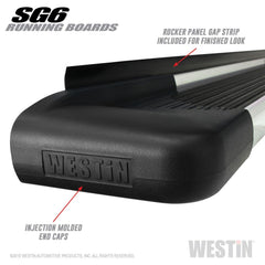Westin 27-64720 SG6 Running Boards - Body from Black Patch Performance