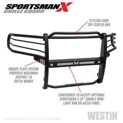 Westin 40-33975 Sportsman X Grille Guard - Westin - Body