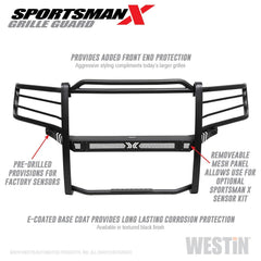 Westin 40-33975 Sportsman X Grille Guard - Body from Black Patch Performance
