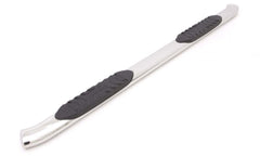 Lund 23797008 5 In Curved Oval Nerf Bars; Stainless Steel; Polished - Black Patch Performance - 23797008