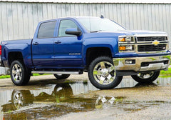 Superlift 3700 3.5" Upper Ctrl Arm Kit-07-16 GM 1500 4WD w OE Cast Stl Ctrl Arms w SL Rr Shocks - Black Patch Performance - 3700