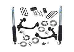 Superlift 3900B 3" Lift Kit - 19 (New Body)-22 Silv/Sierra1500 2/4WD w/BilShk(exc Trailboss/AT4) - Black Patch Performance - 3900B