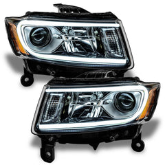 7186-001 - 2014-2015 Jeep Grand Cherokee SMD HL (Non-HID) - Black Patch Performance - 7186-001