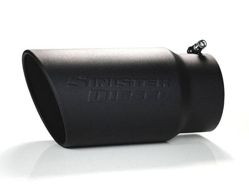 Sinister Diesel Black Ceramic Coated Stainless Steel Exhaust Tip (5" to 6") - Sinister Diesel - Exhaust