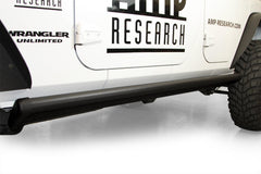 AMP Research 75122-01A PowerStep Electric Running Board - 07-18 Jeep Wrangler JK Unlimited, 4-Dr - Black Patch Performance - AMPR7512201A