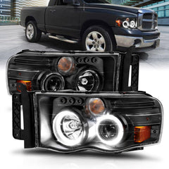 ANZO USA 111490 Projector Headlight - Electrical, Lighting and Body from Black Patch Performance