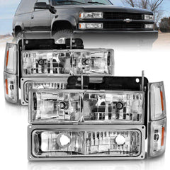 ANZO USA 111506 Crystal Headlight - ANZO USA - Electrical, Lighting and Body