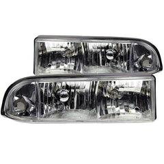 Chevrolet Headlight Set - Black Patch Performance - ANZO111014