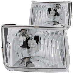 Nissan Headlight Set - Black Patch Performance - ANZO111049