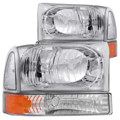 ANZO USA 111081 Crystal Headlight Set - Black Patch Performance - ANZO111081