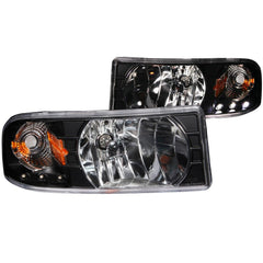 Dodge Headlight Set - Black Patch Performance - ANZO111205