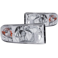 Dodge Headlight Set - Black Patch Performance - ANZO111206