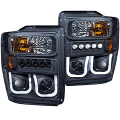 ANZO USA 111305 Projector Headlight Set - Black Patch Performance - ANZO111305