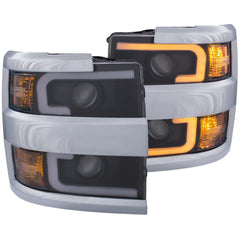Chevrolet Headlight Set - Black Patch Performance - ANZO111365