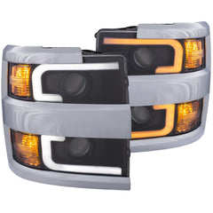 Chevrolet Headlight Set - Black Patch Performance - ANZO111365