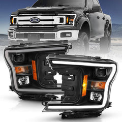 ANZ Projector Headlights - Black Patch Performance - ANZO111467