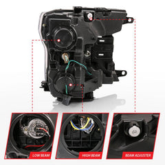 ANZ Projector Headlights - Black Patch Performance - ANZO111467