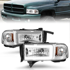 Dodge Headlight Set - Black Patch Performance - ANZO111555