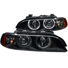 ANZO USA 121017 Projector Headlight Set w/Halo - Black Patch Performance - ANZO121017