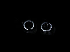 ANZO USA 121077 Projector Headlight Set w/Halo - Black Patch Performance - ANZO121077