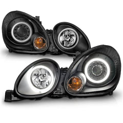 Lexus Headlight Set - Black Patch Performance - ANZO121144