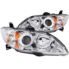 ANZO USA 121211 Projector Headlight Set w/Halo - Black Patch Performance - ANZO121211