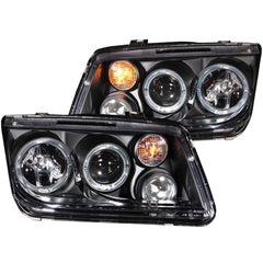 ANZO USA 121369 Projector Headlight Set w/Halo - Black Patch Performance - ANZO121369