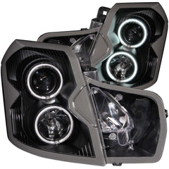 ANZO USA 121417 Projector Headlight Set w/Halo - Black Patch Performance - ANZO121417