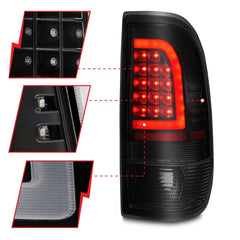 Ford Tail Light Set - Black Patch Performance - ANZO311378