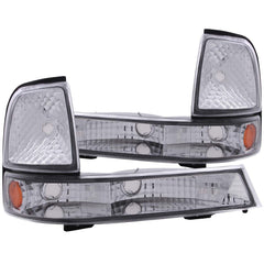 ANZO USA 511003 Euro Parking Lights - Black Patch Performance - ANZO511003